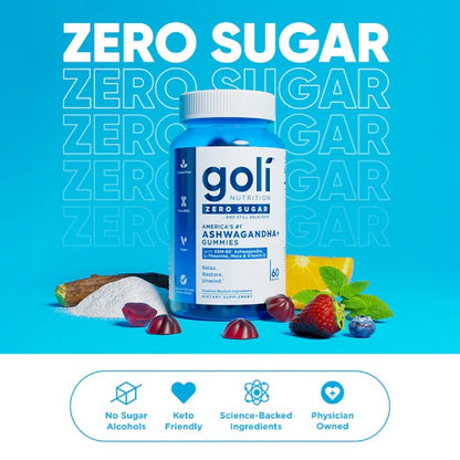 Zero SugarAshwagandha+ Gummies