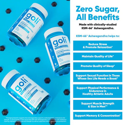 Zero SugarAshwagandha+ Gummies