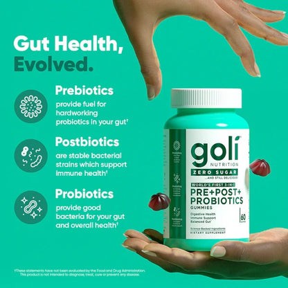 Zero SugarPre+Post+Probiotics Gummies
